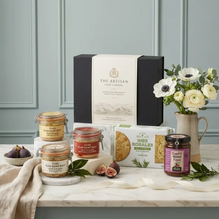 foie_gras_gift_with_foie_gras,_crackers_and_jam