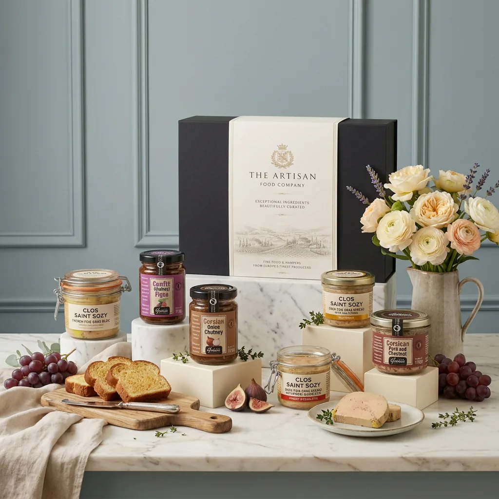 Foie Gras Selection Hamper - Foie Gras Gift foie_gras_selection_hamper_with_foie_gras,_chutney_and_terrine