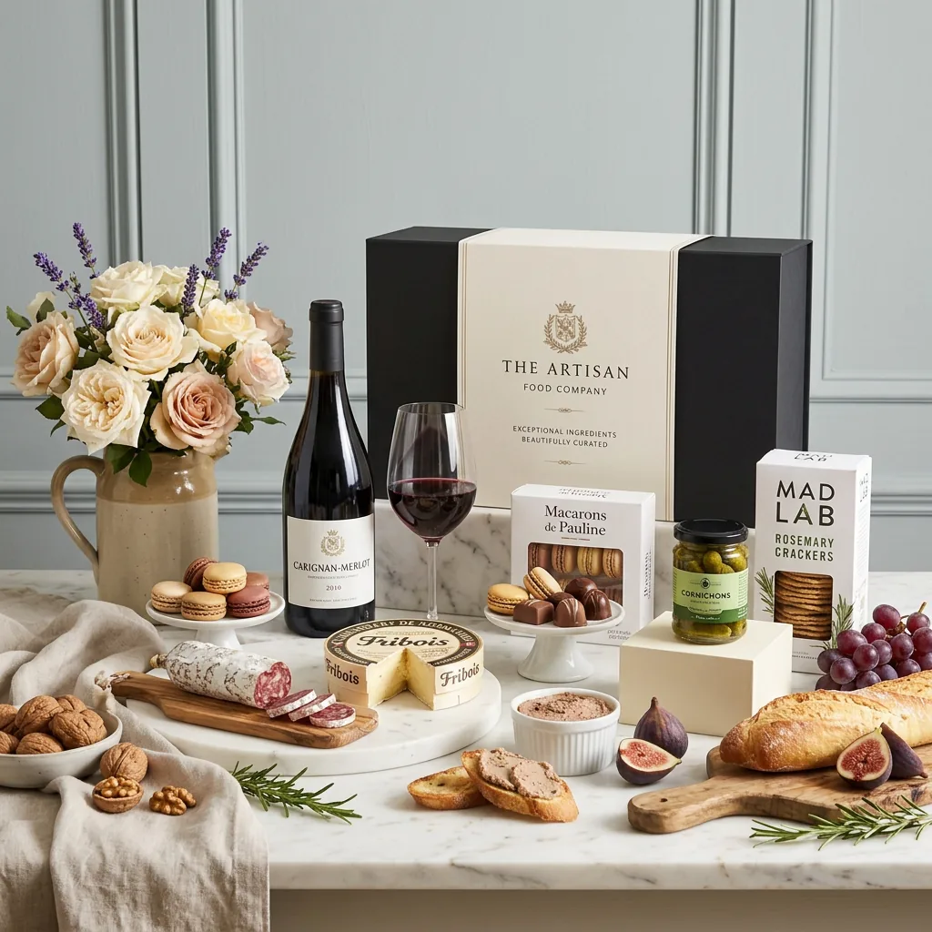 French Feast And Wine Hamper - French Gift french_feast_and_wine_hamper
