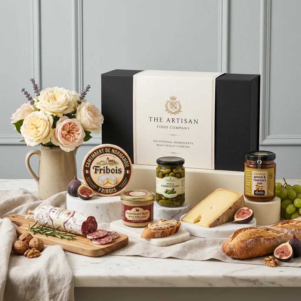 French Fromage And Charcuterie Hamper - French Gift french_fromage_and_charcuterie_hamper