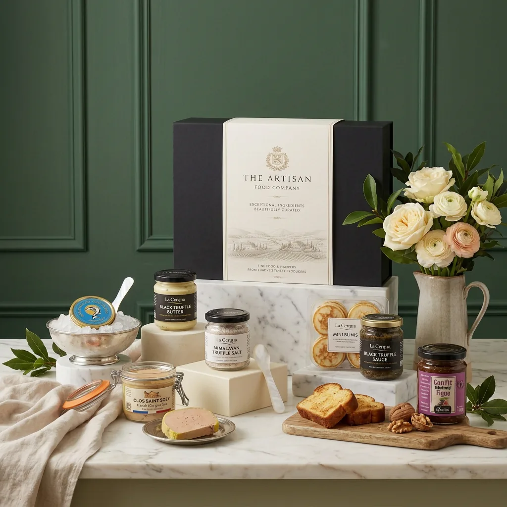 Gourmet Trio Hamper - Gourmet Gift gourmet_trio_hamper_with_caviar,_foie_gras_and_truffle