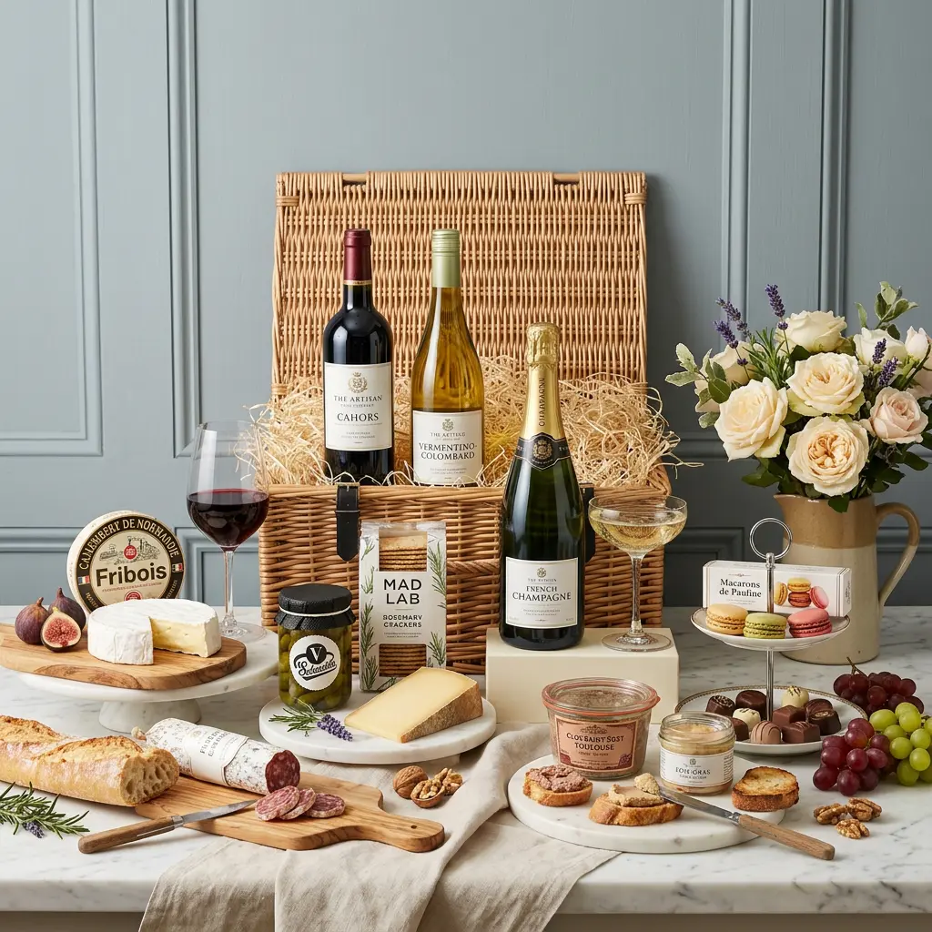 Grand French Gourmet And Wine Hamper - French Gift grand_french_gourmet_and_wine_hamper