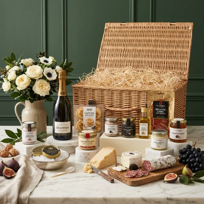 grand_gourmet_and_champagne_hamper_with_wine,_caviar_and_blinis