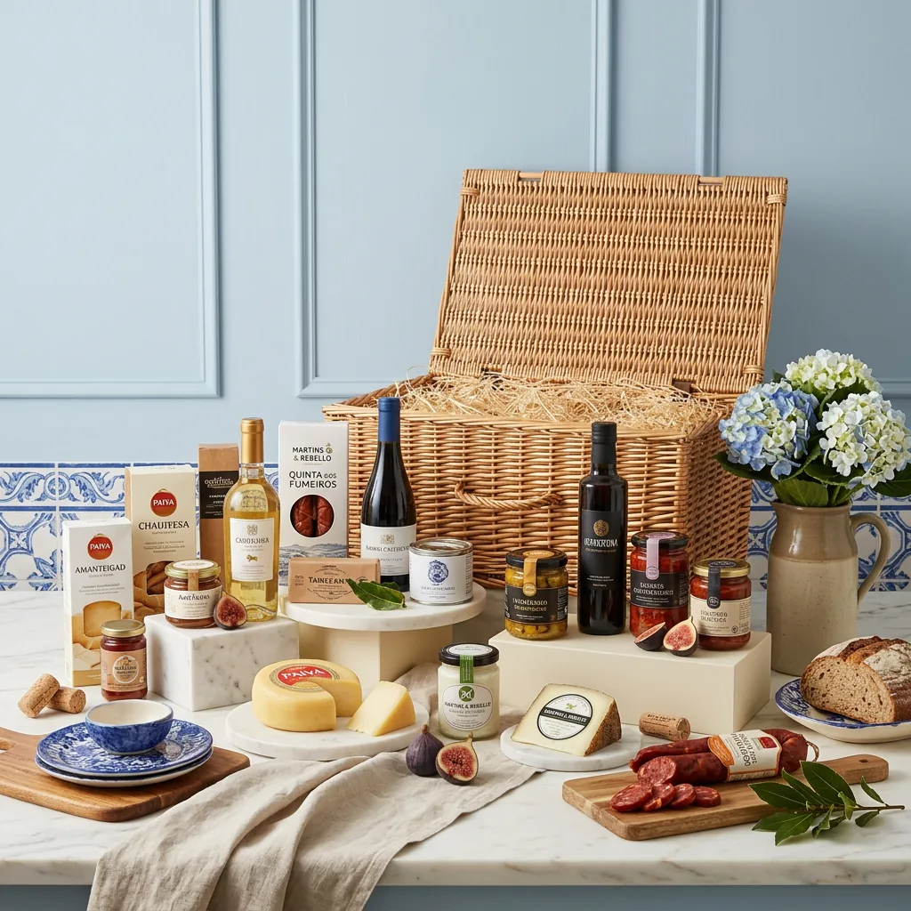 Grand Portuguese Hamper - Portuguese Gift grand_portuguese_hamper_with_cheese,_charcuterie_and_tinned_fish