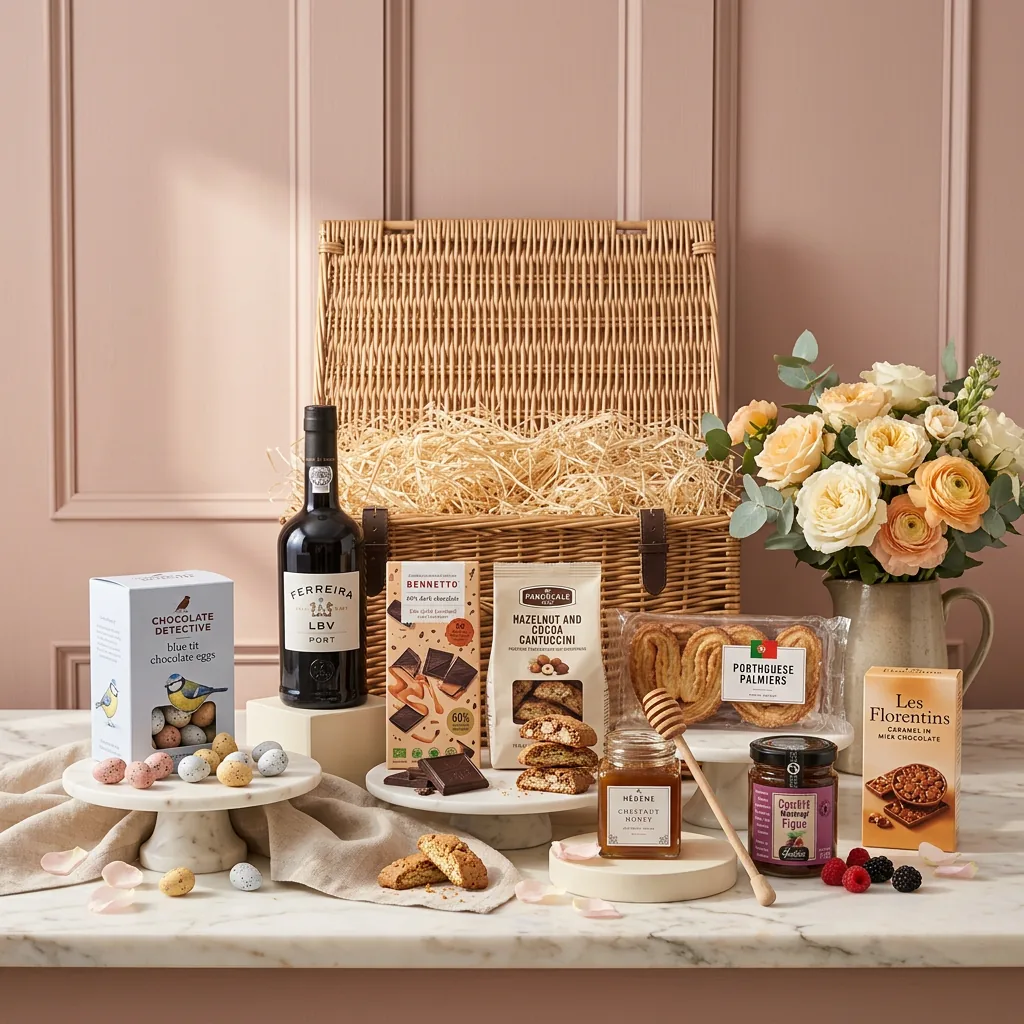 Grand Sweet and Wine Hamper - Sweet Gift grand_sweet_and_wine_hamper_with_wine,_chocolate_and_biscuits
