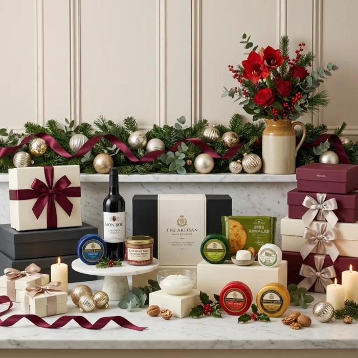 great_christmas_cheeseboard_and_wine_hamper_with_wine,_foie_gras_and_crackers