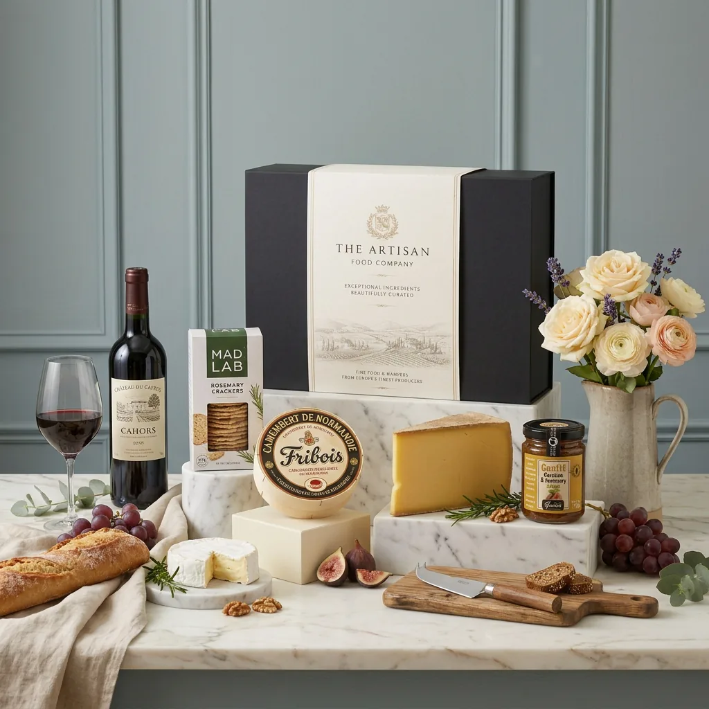 Great French Cheese And Wine Hamper - French Gift great_french_cheese_and_wine_hamper