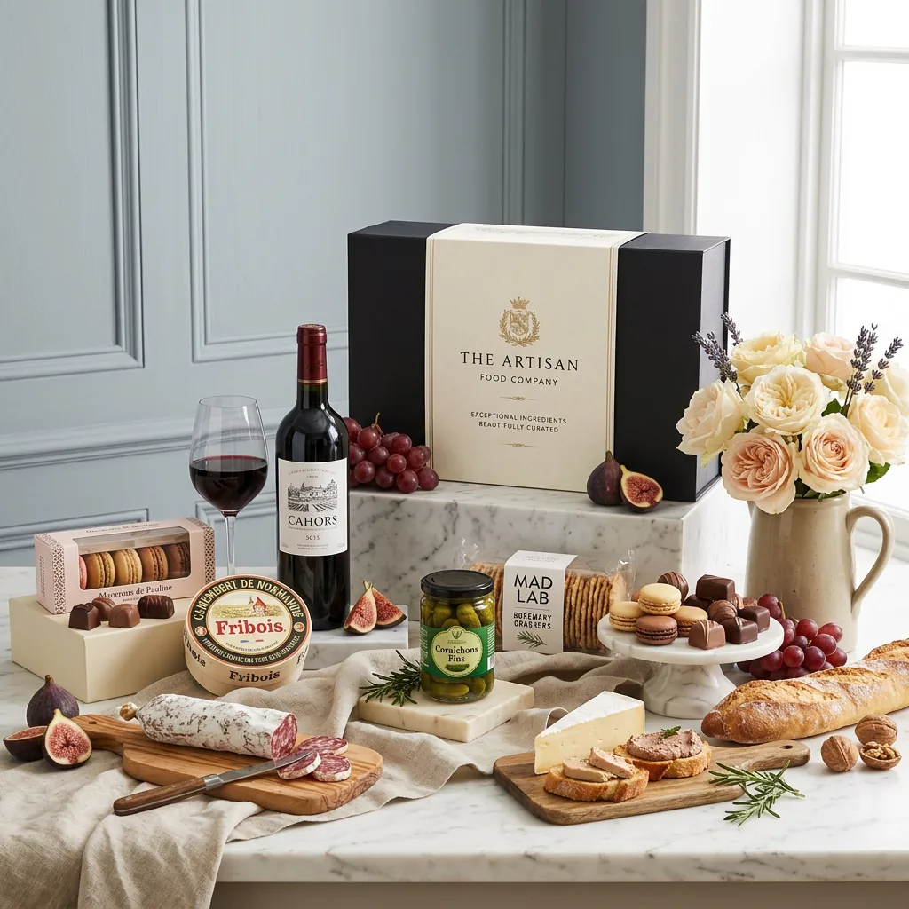Great French Gourmet And Wine Hamper - French Gift great_french_gourmet_and_wine_hamper
