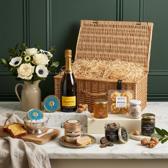 luxury_gourmet_trio_and_champagne_hamper_with_wine,_caviar_and_foie_gras