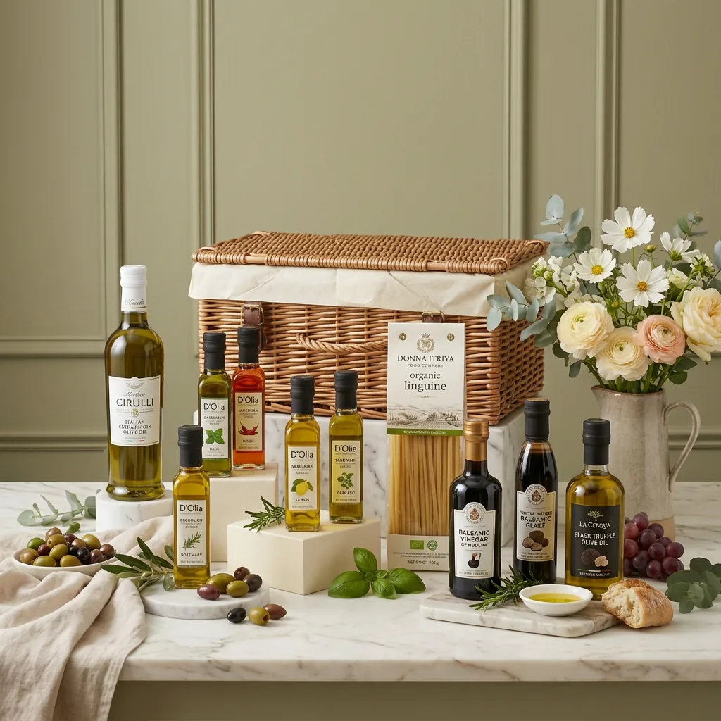 Luxury Italian Olive Oil Hamper - Italian Olive Oil Gift luxury_italian_olive_oil_hamper_with_olive_oil,_pasta_and_balsamic