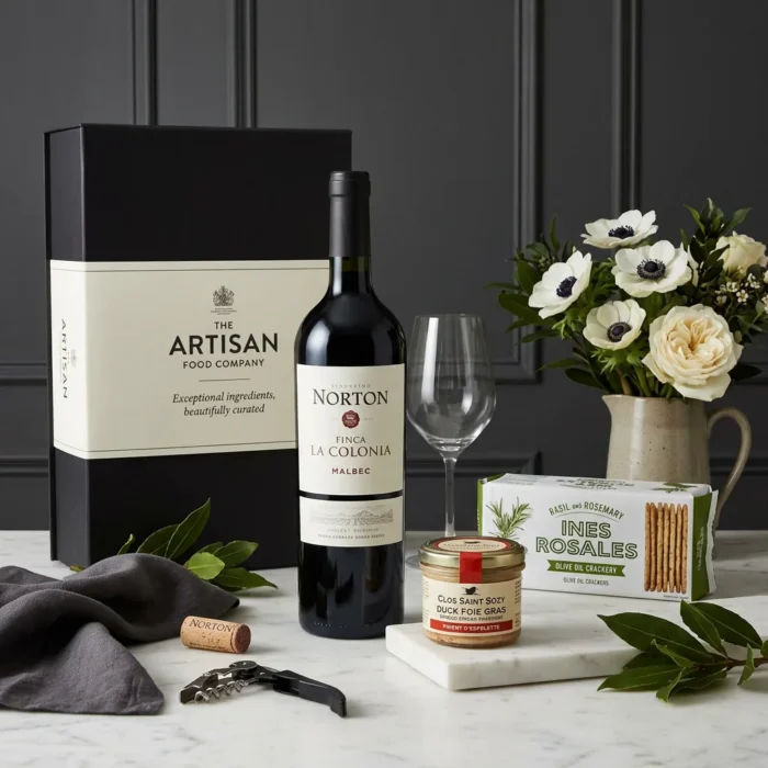 malbec_and_foie_gras_gift_with_wine,_foie_gras_and_crackers