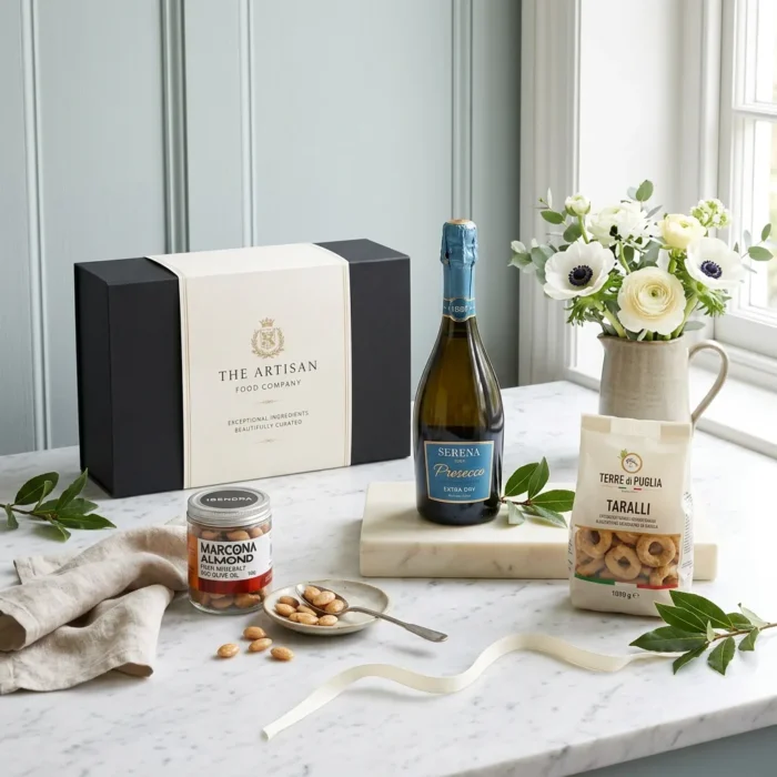 prosecco_gift_with_wine,_almonds_and_crackers