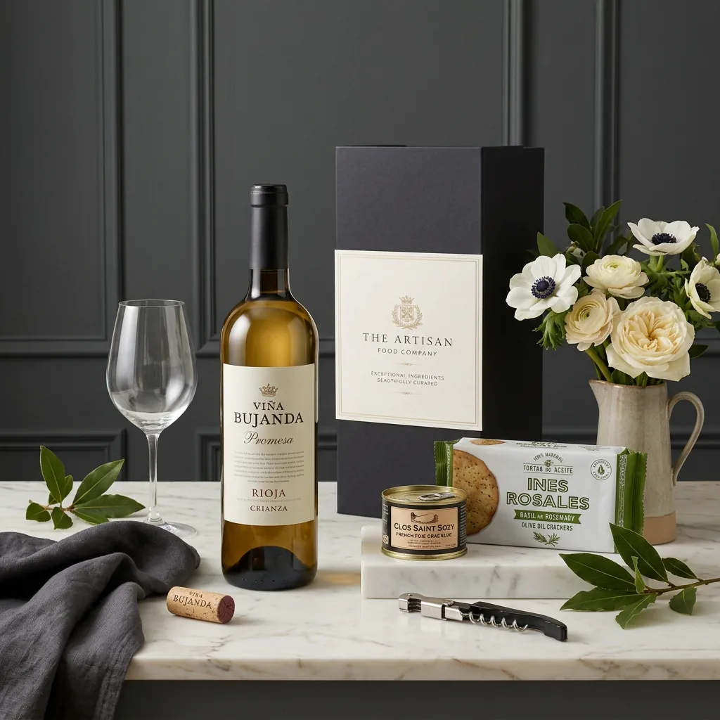 Rioja and Foie Gras Gift - Foie Gras Gift Box rioja_and_foie_gras_gift_with_wine,_foie_gras_and_crackers