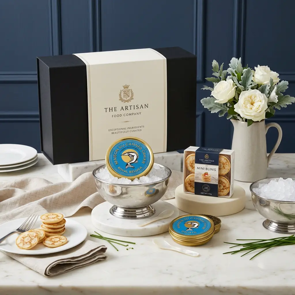 Royal Beluga Caviar Hamper 30g - Caviar Gift royal_beluga_caviar_hamper_30g_with_caviar_and_blinis