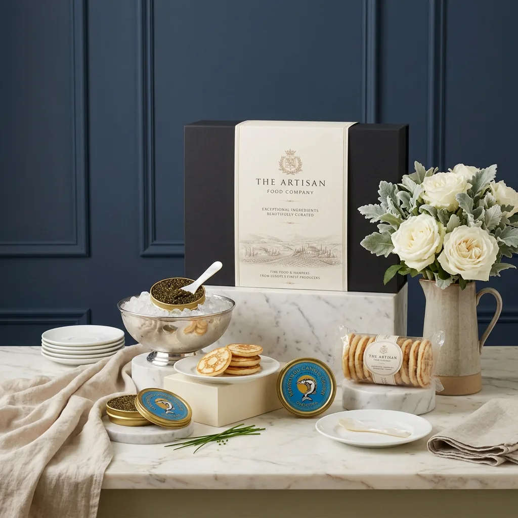 Royal Oscietra Caviar Hamper 30g - Caviar Gift royal_oscietra_caviar_hamper_30g_with_caviar_and_blinis
