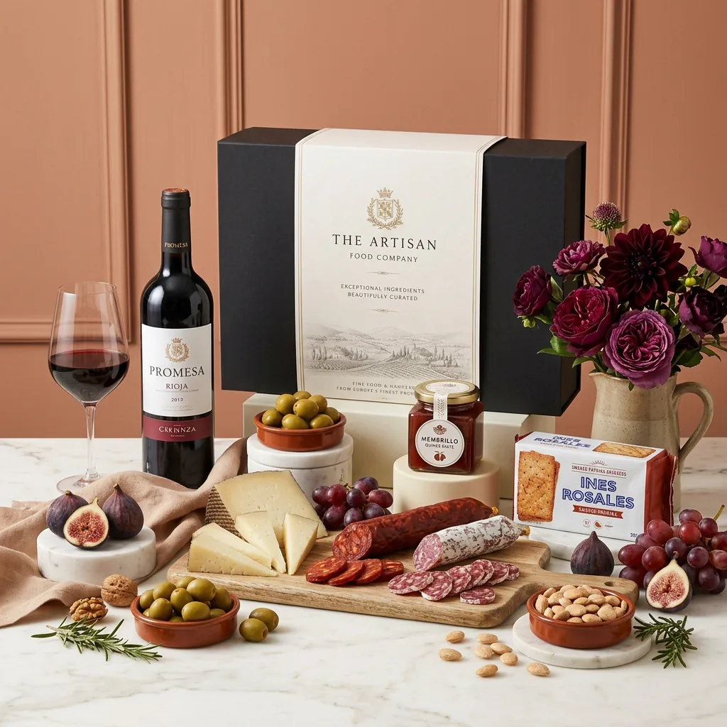 Spanish Tapas And Wine Hamper - Spanish Gift spanish_tapas_and_wine_hamper