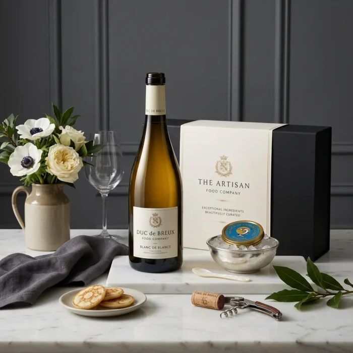 sparkling_and_caviar_gift_with_wine,_caviar_and_blinis