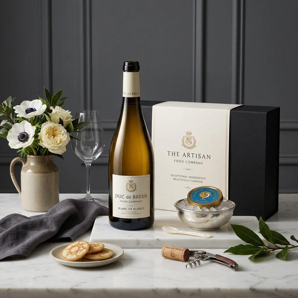 Sparkling and Caviar Gift - Caviar Gift Box sparkling_and_caviar_gift_with_wine,_caviar_and_blinis