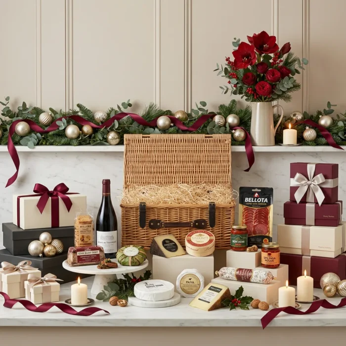ultimate_christmas_cheeseboard_and_wine_hamper_with_wine,_foie_gras_and_crackers
