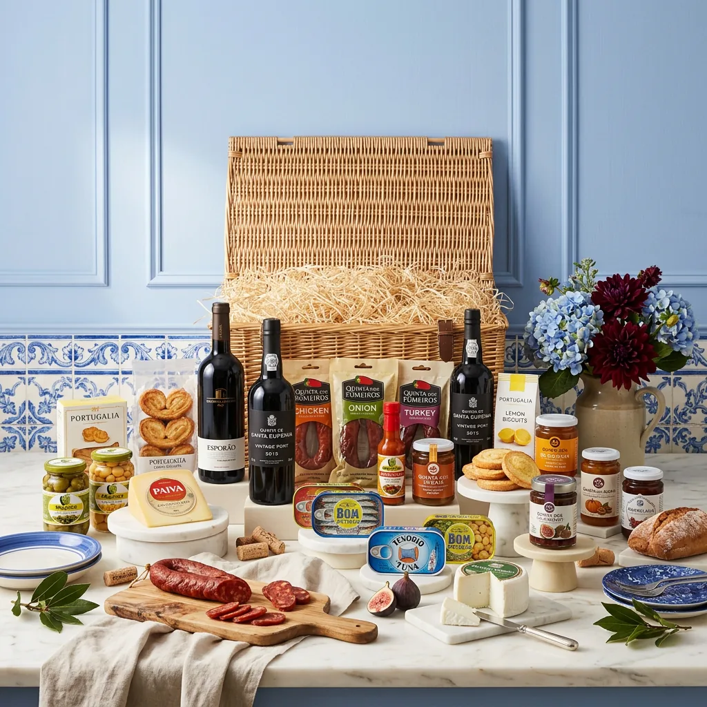 Ultimate Portuguese Hamper - Portuguese Gift ultimate_portuguese_hamper_with_wine,_cheese_and_charcuterie