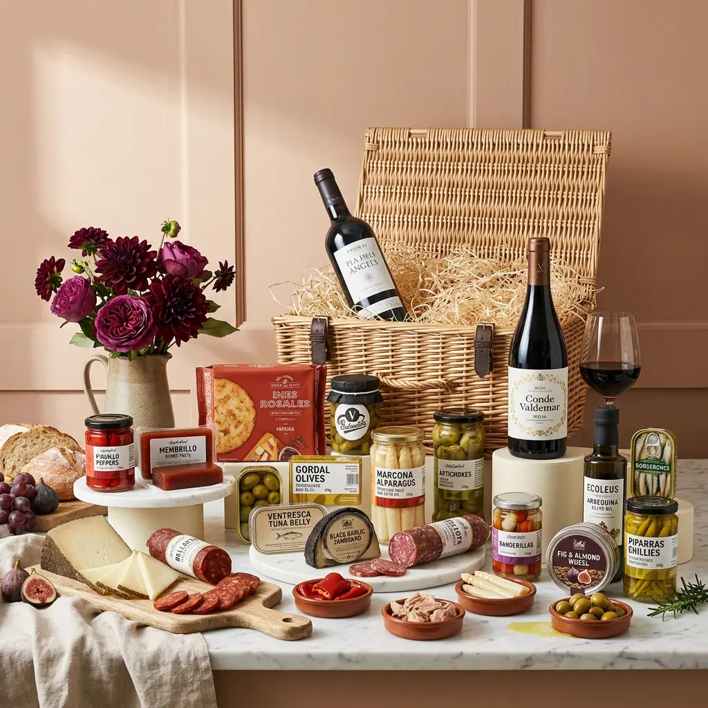 Ultimate Spanish Feast And Wine Hamper - Spanish Gift ultimate_spanish_feast_and_wine_hamper