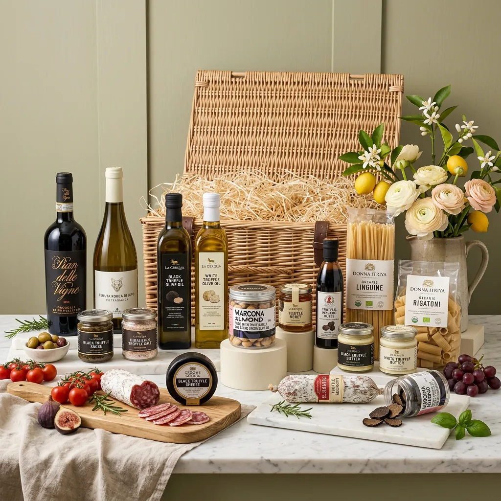 Ultimate Truffle and Wine Hamper - Truffle Gift ultimate_truffle_and_wine_hamper_with_wine,_truffle_and_cheese