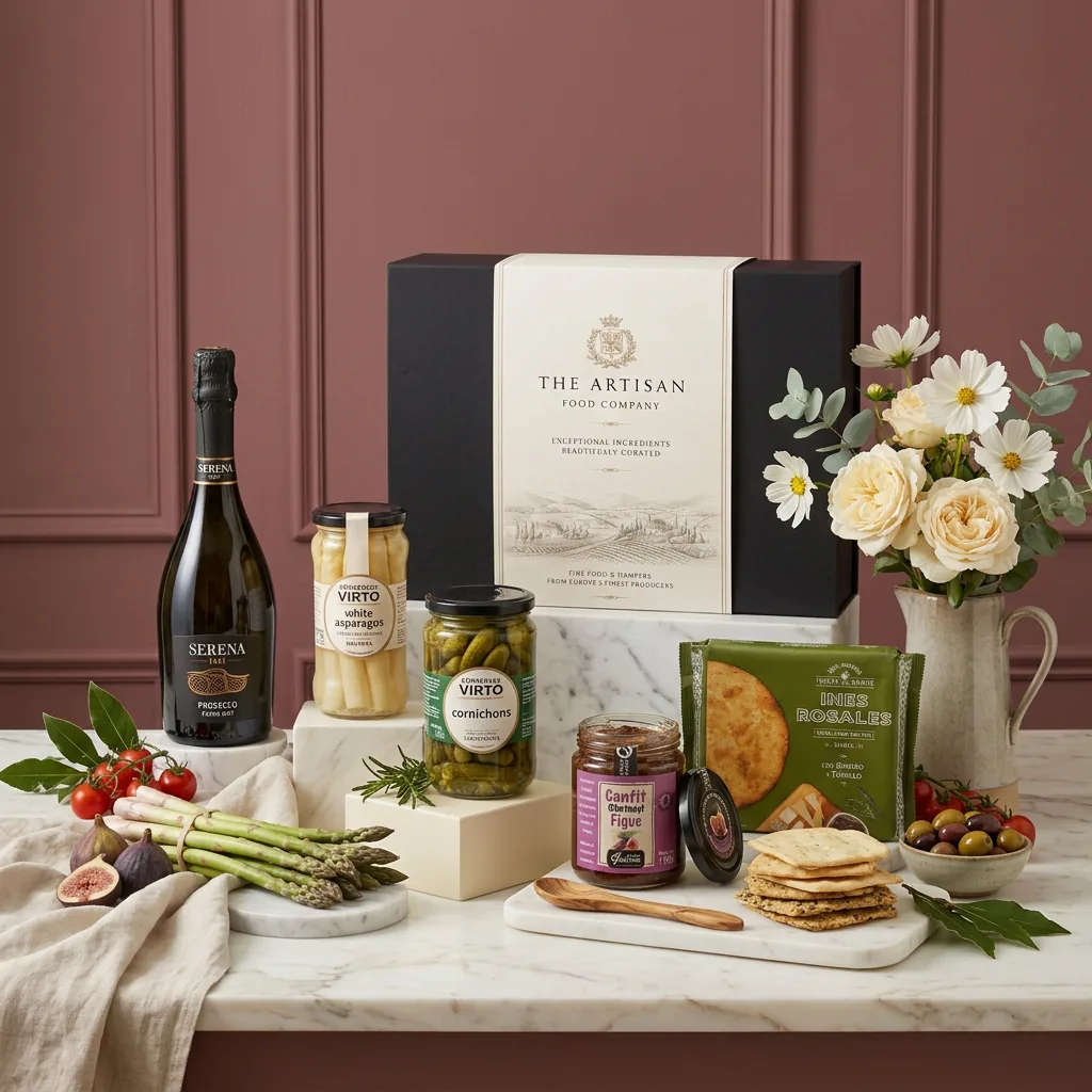 Vegetarian and Wine Hamper - Vegetarian Gift vegetarian_and_wine_hamper_with_wine,_preserved_vegetables_and_jam
